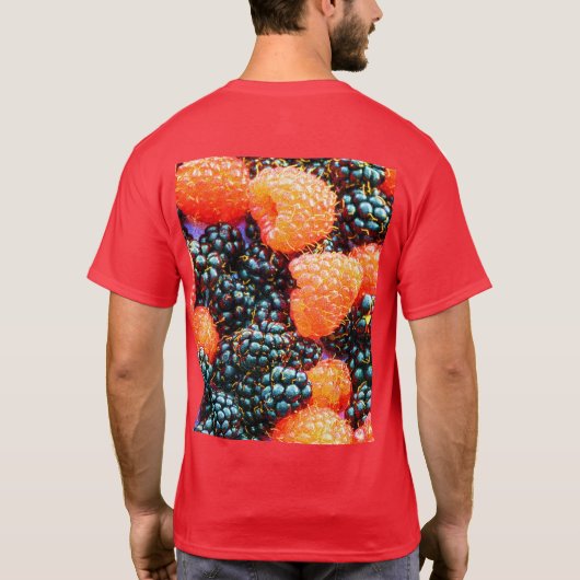"The Mix of Berries" Cute Photo. Bestel nu T-shirt (Achterkant)