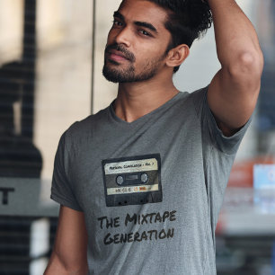 The Mixtape Generation - Retro Cassettereband T-shirt