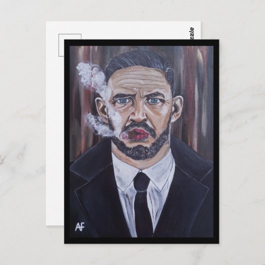 The Mobster Painting by Alfred Fox Briefkaart (Voorkant / Achterkant)