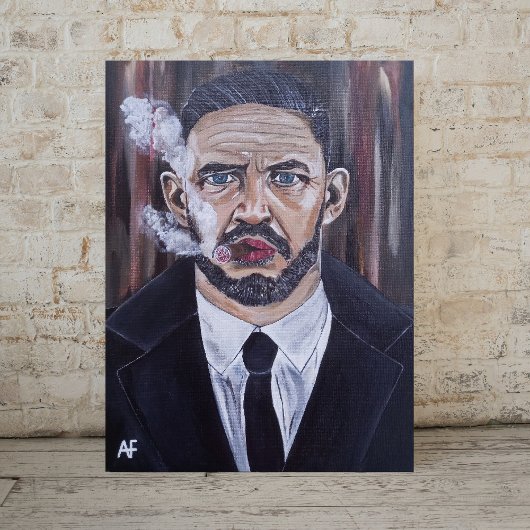 The Mobster Painting by Alfred Fox Canvas Afdruk