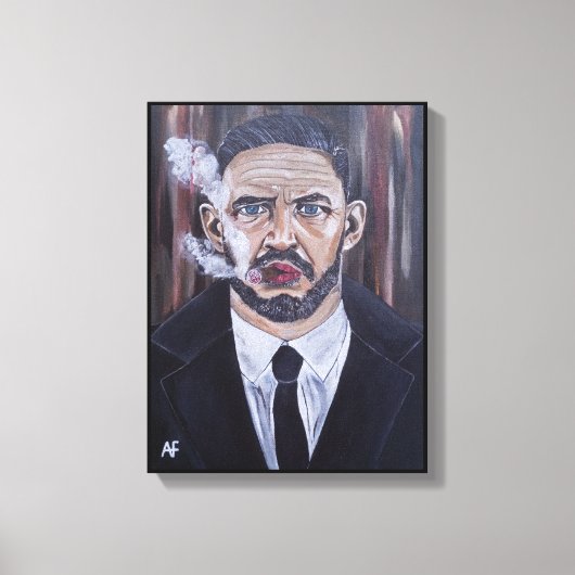 The Mobster Painting by Alfred Fox Canvas Afdruk (Voorkant)