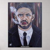 The Mobster Painting by Alfred Fox Poster (Voorkant)