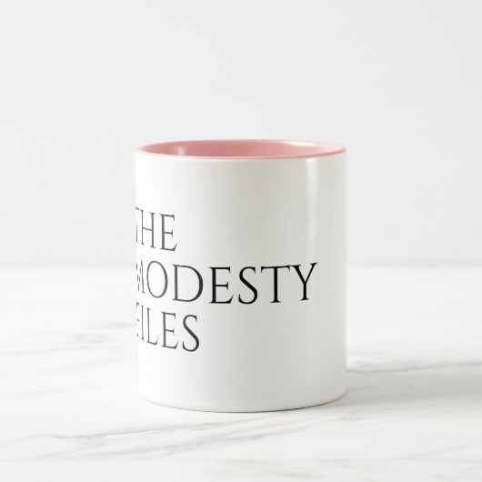 The Modesty Files - Mug Tweekleurige Koffiemok (Center)