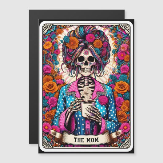 "The Mom" Tarot Kaart magneet (Voorkant / Achterkant)