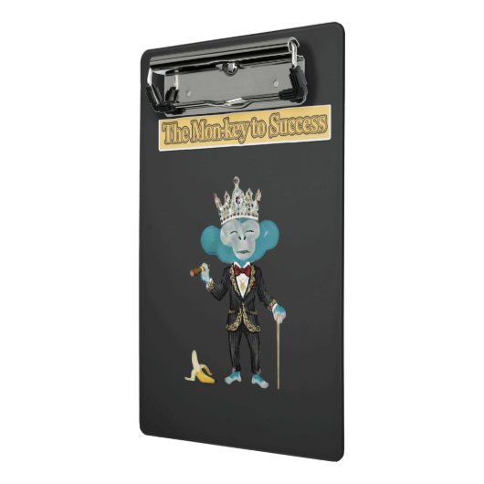 The Mon-key To success gift Mini Klembord (Angled2)