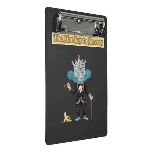 The Mon-key To success gift  Mini Klembord (Schuin)