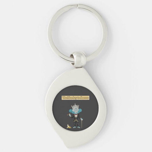 The Mon-key To success gift  Sleutelhanger (Voorkant)