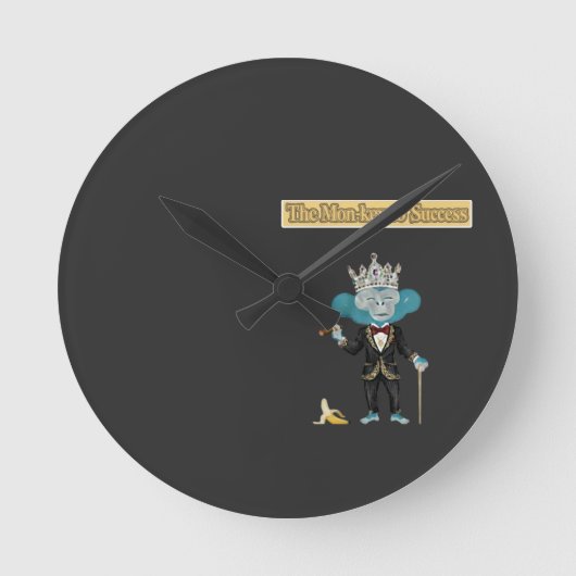 The Mon-Key to success Ronde Klok (Voorkant)
