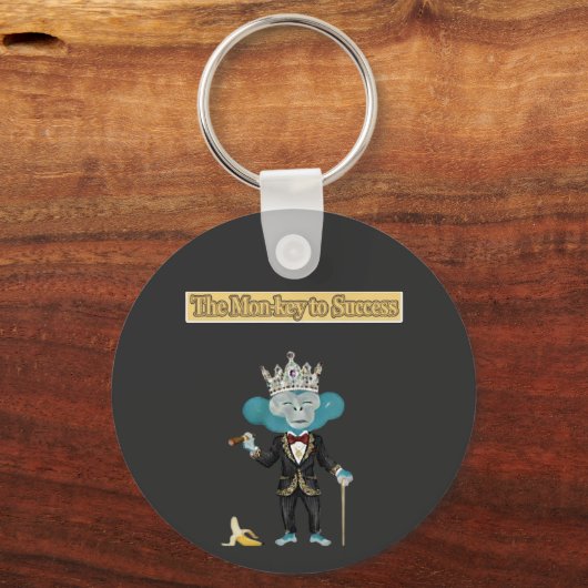 The Mon-Key to success Sleutelhanger (Voorkant)