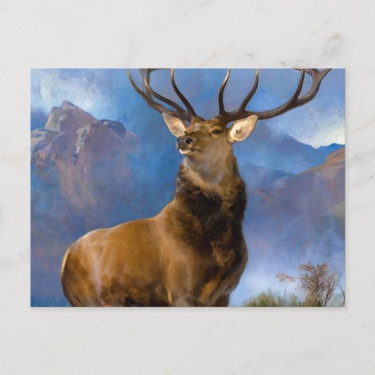 The Monarch of the Glen by Edwin Landseer Briefkaart (Voorkant)