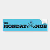 THE MONDAY MOB - Bumper Sticker (Voorkant)
