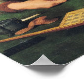 The Money Changer en zijn vrouw, 1539 Poster (Hoek)