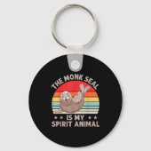 The Monk Seal Is My Srit Animal Caribbean Monk Sea Sleutelhanger (Voorkant)