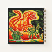 The Monster From the Flying Saucer print Notitieboek (Achterkant)