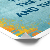 The Moon and Truth - Buddha quote - art print (Hoek)