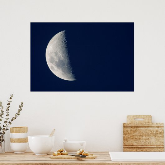 The Moon From Howick, Kwazulu-Natal Poster (Keuken)