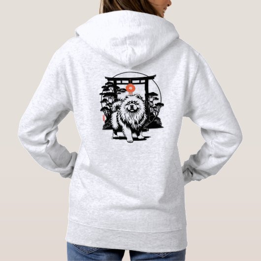 THE MOON GATE Chow voor/achter Hoodie (Achterkant)
