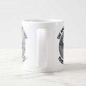 The Moon Happy Face Personalized Custom Giant Mug Grote Koffiekop (Achterkant)