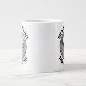 The Moon Happy Face Personalized Custom Giant Mug Grote Koffiekop (Voorkant)