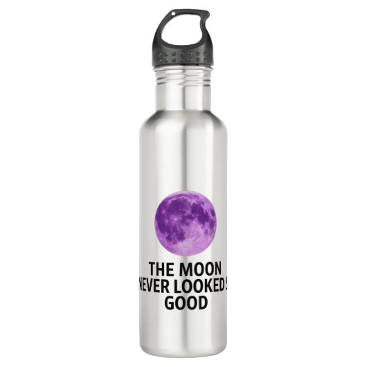 The Moon Never Looked So Good T-Shirt Waterfles (Voorkant)