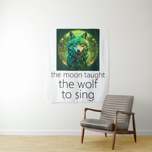 The Moon Taught The Wolf To Sing Wandkleed (In situ)