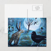 The moon, the hare and the crow briefkaart (Voorkant / Achterkant)