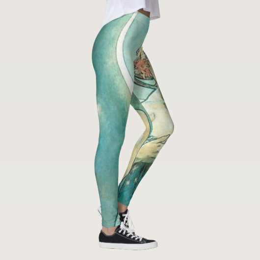"The Moon" van Mucha Green Leggings (Rechts)