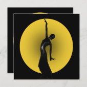 The Moonlight herinnert me 1 uitnodiging (Voorkant / Achterkant)