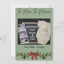 The More The Merrier Christmas Photo Card Feestdagenkaart