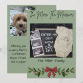 The More The Merrier Christmas Photo Card Feestdagenkaart (Voorkant / Achterkant)
