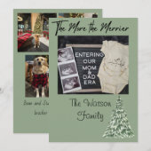 The More The Merrier Holiday Card Feestdagenkaart (Voorkant / Achterkant)