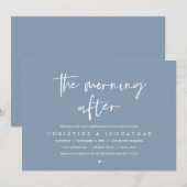 The Morning After, post bruiloft brunch viering Kaart (Voorkant / Achterkant)
