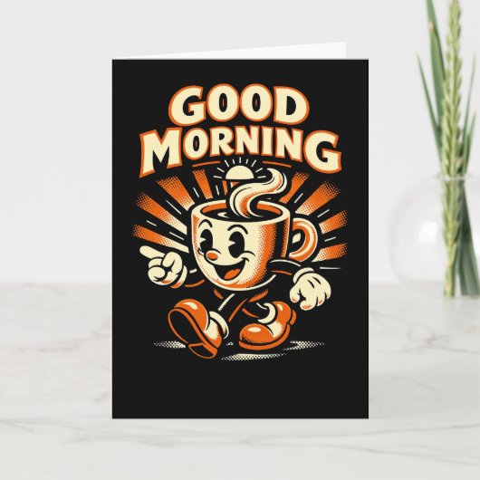 The Morning Brew Feestdagen Kaart (Voorkant)