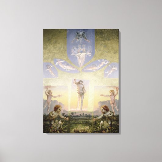 The Morning, c.1808-9 Canvas Afdruk (Voorkant)