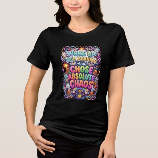 The Morning Manifesto Tri-Blend Shirt (Voorkant)
