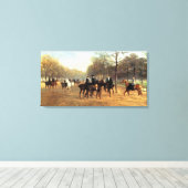 The Morning Ride, Rotten Row, Hyde Park, 1894 (oli Canvas Afdruk (Insitu (Houten vloer))