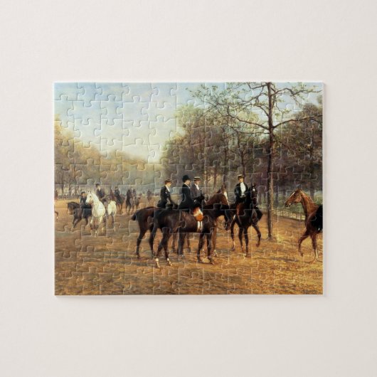 The Morning Ride, Rotten Row, Hyde Park, 1894 (oli Legpuzzel (Horizontaal)