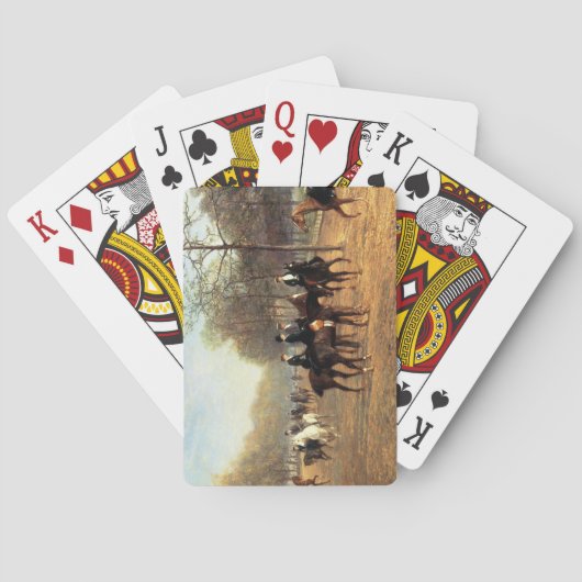 The Morning Ride, Rotten Row, Hyde Park, 1894 (oli Pokerkaarten (Achterkant)