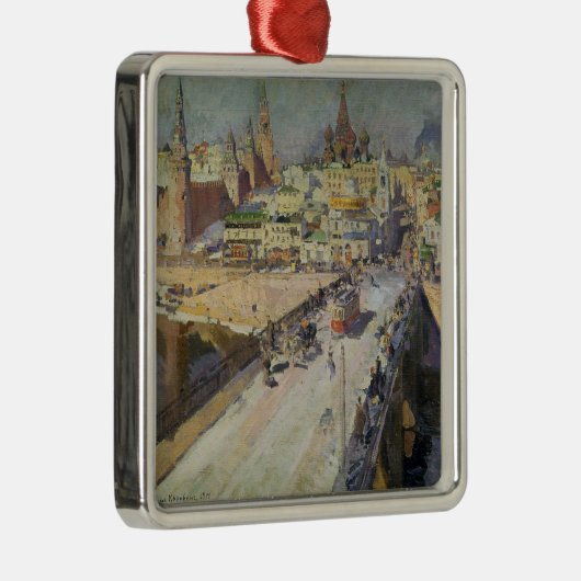 The Moskva River Bridge, 1914 Metalen Ornament (Rechts)