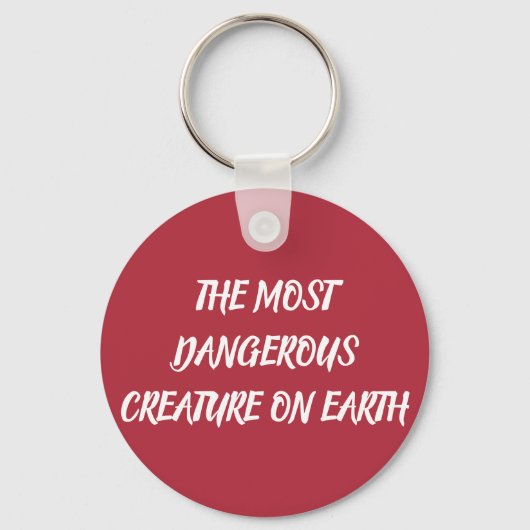 THE MOST DANGEROUS CREATURE ON EARTH SLEUTELHANGER (Voorkant)