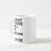 The Most Expensive Thing I Own_ Hands Down My Daug Koffiemok (Voorkant links)