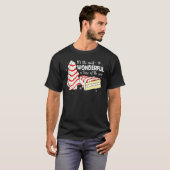 The Most Wonderful Christmas Snack Cake Time Of Th T-shirt (Voorkant volledig)