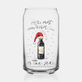 The Most Wonderful Wine of the Year  Blikvorm Glas (Voorkant)