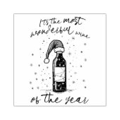 The Most Wonderful Wine Of The Year Rubberstempel (Afrduk)