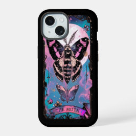 The Moth Tarot Card Hekserige Vibes iPhone hoesje 15 Case