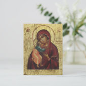The Mother of God Feodorovskaya Orthodox Icon      Briefkaart (Staand voorkant)