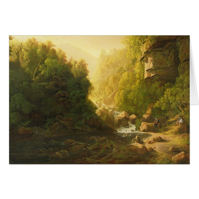 The Mountain Torrent, c.1820-30 (olie op canvas) (Voorkant Horizontaal)