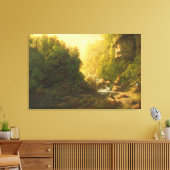 The Mountain Torrent, c.1820-30 (olie op canvas) Canvas Afdruk (Insitu (Woonkamer))
