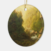 The Mountain Torrent, c.1820-30 (olie op canvas) Keramisch Ornament (Links)