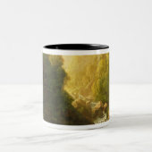 The Mountain Torrent, c.1820-30 (olie op canvas) Tweekleurige Koffiemok (Center)